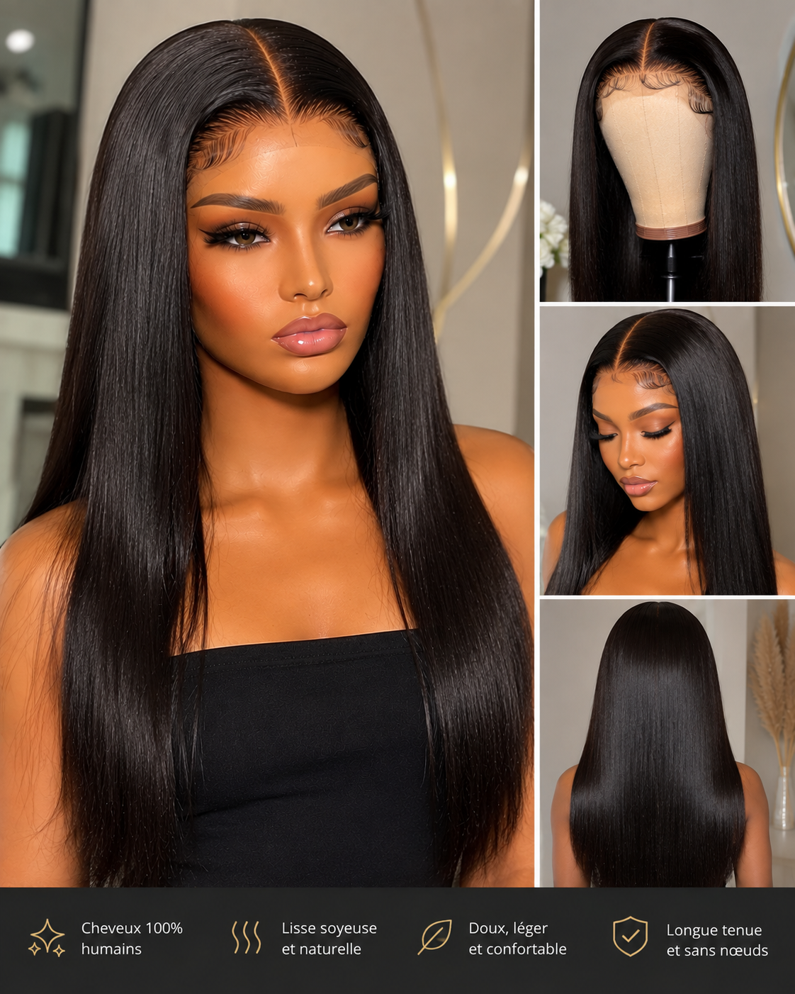Straight Lace Front Wig